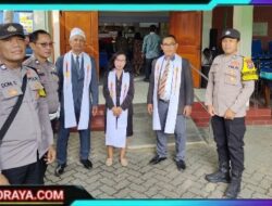 Polres Pelabuhan Tanjung Perak Amankan Peringatan Kenaikan Yesus Kristus 2025