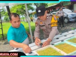 Gelorakan Swasembada Pangan, Polisi di Sidoarjo Ajak Warga Kembangkan Tanaman Hidroponik