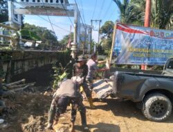 Material Jalan Terus Mengalir, Satgas TMMD 124 Kodim 1002/HST Pacu Pembangunan di Haruyan