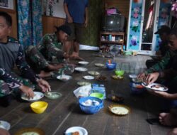 Sinergi dalam Setiap Langkah, Hangat dalam Kebersamaan Santap Siang TMMD