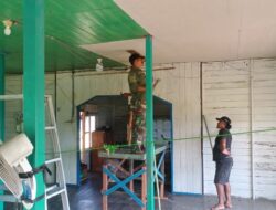 Demi Kenyamanan Beribadah, TMMD HST Rehab Plafon Langgar