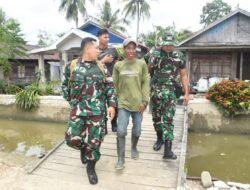 Penuh Semangat, Satgas TMMD ke-124 Kodim 1002/HST Bergerak Maju di Pengambau Hilir Luar