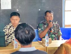 Satgas TMMD Ke-124 Kodim 1009/Tla Gandeng BNNK Tala Sosialisasikan Bahaya Narkoba Di Desa Gunung Melati