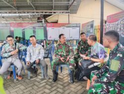 Pagi yang Cerah di Haruyan, Dinas Pertanian HST Sambangi KOTIS TMMD Kodim 1002/HST