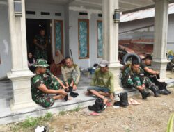 Semangat Pagi Warnai Satgas TMMD ke-124 Kodim 1002/HST Sebelum Bertugas