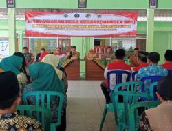 Babinsa Bersama Tiga Pilar Hadiri Rapat Pembentukan Koperasi Merah Putih Di Gadungan Wilayah Gandusari