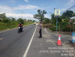 Ciptakan Kamseltibcarlantas, Sat Lantas Polres Pulang Pisau Dikmas Lantas Penling Penluh