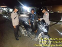 Polsek Sebangau Kuala, laksanakan kegiatan KRYD di wilayah kecamatan Sebangau Kuala