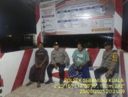 Personil Polsek Sebangau Kuala, sambangi Warga Sekitar dan menyampaikan Himbauan Kamtibmas kepada masyarakat