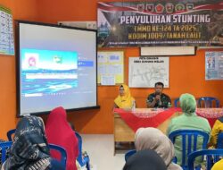 Sasaran Non Fisik Kembali Satgas TMMD Ke-124 Kodim 1009/Tanah Laut Gelar Penyuluhan Stunting