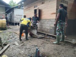Satgas TMMD ke-124 Kodim 1002/HST Terus Gesa Rehab Rumah Tidak Layak Huni