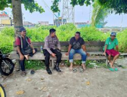 Sat Binmas, Lalukan Sambang Dan Berikan Himbauan Kamtibmas Kepada Masyarakat