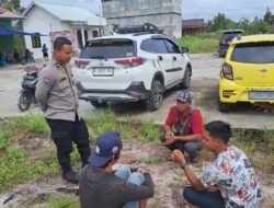 Memberikan Himbauan Kamtibmas, Kepada Warga Masyarakat Untuk Terciptanya Keamanan Kamtibmas