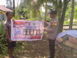 Bhabinkamtibmas Polsek Pandih, Batu Sosialisasikan Program Saber Pungli