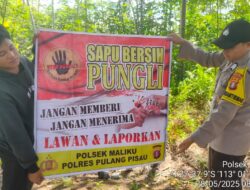 Bhabinkamtibmas Polsek Maliku, Sampaikan Himbauan Larangan Pungli