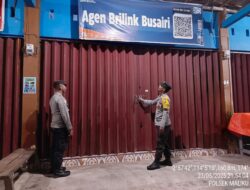 Polsek Maliku, Pastikan Sitkamtibmas Aman di Wilkumnya dengan Melaksanakan Kegiatan Patroli Malam