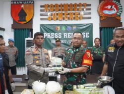 Dandim Letkol Yoyok Wahyudi Ungkap, Penemuan Sabu-Sabu Seberat 35 Kilogram