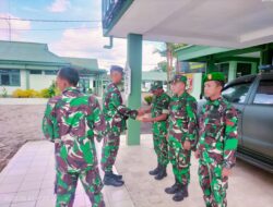 Dandim 1002/HST Lepas Personel Pindah Satuan ke Yonif TP 829/CPW dalam Suasana Sederhana