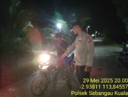 Polsek Sebangau Kuala, laksanakan kegiatan KRYD di wilayah kecamatan Sebangau Kuala
