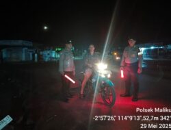 Polsek Maliku Rutin, Laksanakan KRYD Meminimalisir Potensi Gangguan Kamtibmas