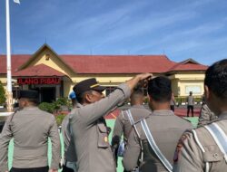 Disiplin Dimulai dari Penampilan: Polres Pulang Pisau Lakukan Pemeriksaan Kerapian