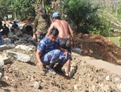 Satgas TMMD Ke-124 Kodim 1009/Tanah Laut Kebut Pengerjaan Siring Kiri Kanan Box Culvert