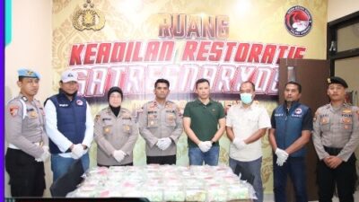 Polres Sumenep Serahkan 35 Kg Sabu Hasil Temuan Nelayan Masalembu ke Ditresnarkoba Polda Jatim