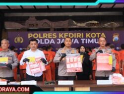 Berantas Narkoba Polres Kediri Kota Berhasil Amankan Puluhan Tersangka