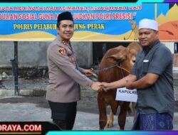 Kapolres Pelabuhan Tanjung Perak Salurkan 51 Hewan Kurban Jelang Idul Adha 1446 H, Wujud Kepedulian dan Komitmen Polri Presisi