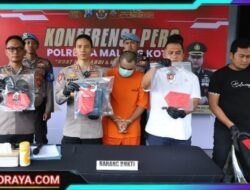 Polresta Malang Kota Berhasil Amankan Begal Driver Ojol Buron Tiga Bulan