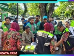 Hari Bhayangkara ke -79, Biddokkes Polda Jatim Gelar Layanan Kesehatan Gratis Untuk Driver Ojol