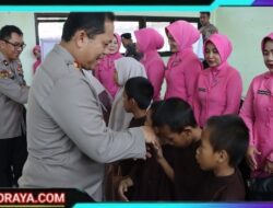 Polres Nganjuk Gelar Baksos Serentak di Panti Asuhan, Wujud Nyata Kepedulian Polri di Hari Bhayangkara ke-79