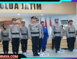 Polda Jawa Timur Ikuti Upacara Pemuliaan Nilai – nilai Luhur Tribrata Sambut Hari Bhayangkara ke -79