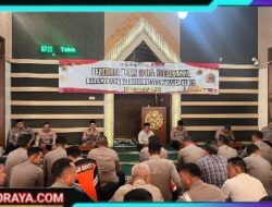 Polresta Banyuwangi Gelar Dzikir dan Do’a Bersama, Sambut Hari Bhayangkara ke-79