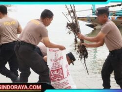 Polri Presisi Untuk Lingkungan: Aksi Bersih Pantai Polres Pelabuhan Tanjung Perak Sambut Hari Bhayangkara ke-79