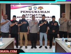 Polres Pelabuhan Tanjung Perak Kukuhkan Satgas Sentot Prawirodirdjo Untuk Amankan Malam Satu Suro