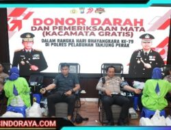 Sambut Hari Bhayangkara ke-79, Polres Pelabuhan Tanjung Perak Gelar Aksi Sosial Donor Darah dan Pemeriksaan Mata Gratis
