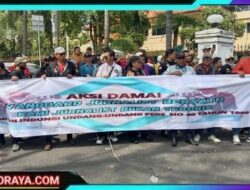 Vanguard Gelar Aksi Damai Perihal Adanya Larangan Peliputan, Wabup Sidoarjo Sampaikan Permintaan Maaf