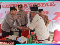 Sambut Hari Bhayangkara ke-79, Polres Blitar Salurkan Bantuan Sosial Warga Kampung Baru