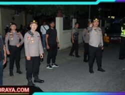 Polres Nganjuk Gelar Patroli SREG dan Penyekatan di Perbatasan, Suroan Berjalan Kondusif