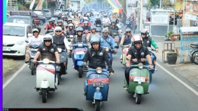 Hari Bhayangkara ke -79 Polres Batu Gelar Vespa Fest 2025 Dukung Industri Pariwisata