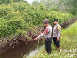 Personel Polsek Maliku, Konsisten Melaksanakan Patroli di Daerah Rawan Karhutla