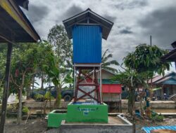 TMMD ke-124 Kodim 1002/HST Rampungkan Pembuatan Sumur Bor di Pengambau Hilir Luar