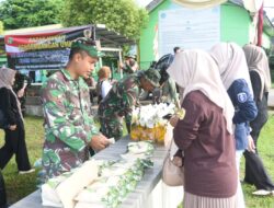 Kodim 1002/HST dan Dinas Perdagangan HST Gelar Pasar Murah untuk Warga Haruyan