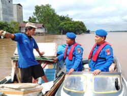 Cegah Penangkapan Ikan Ilegal, Satpolairud Polres Pulang Pisau Lakukan Patroli Perairan