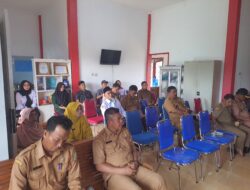Anggota Koramil 07/Teluk Keramat Dan Forkopimcam Galing Bentuk Panitia Hut RI Ke 80 Tahun 2025