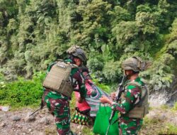 Gali Aspirasi Masyarakat, Satgas Yonif 6 11/Awang Long Melaksanakan Komunikasi Sosial Masyarakat Tembagapura
