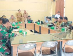 Personel Kodim 1009/Tla Mengikuti Rapat Koordinasi Perancangan SID Cetak Sawah