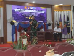 Personel Kodim, 1009/Tla Memberikan Materi Wawasan Kebangsaan Kepada Mahasiswa Politala