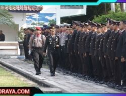 Polres Sampang Gelar Upacara HUT Bhayangkara Ke-79 di Pendopo Trunojoyo